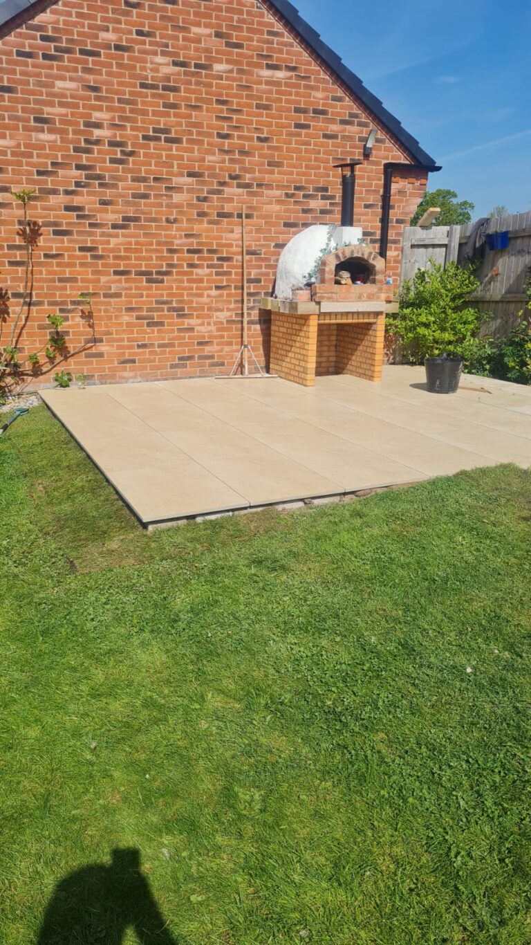 Porcelain Paved Patio - Nantwich